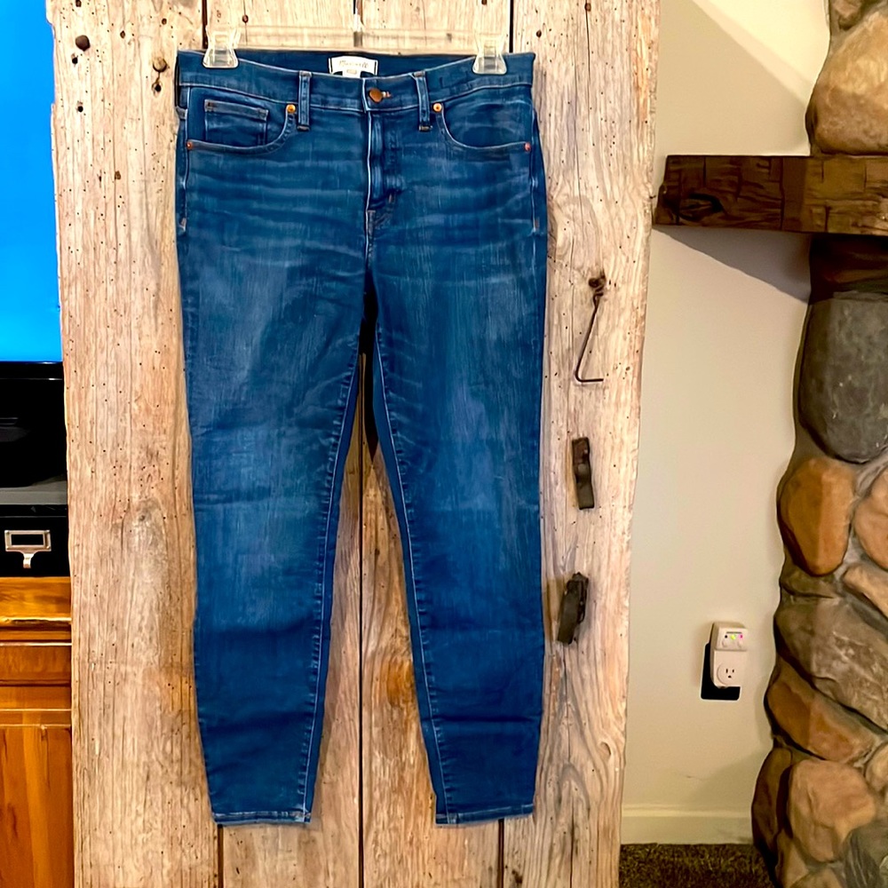 Madewell 8” Skinny Jeans, size 31